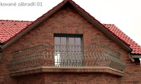 kované zábradlí